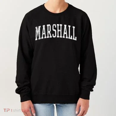 Varsity Distressed Marshall Women's Sweatshirt