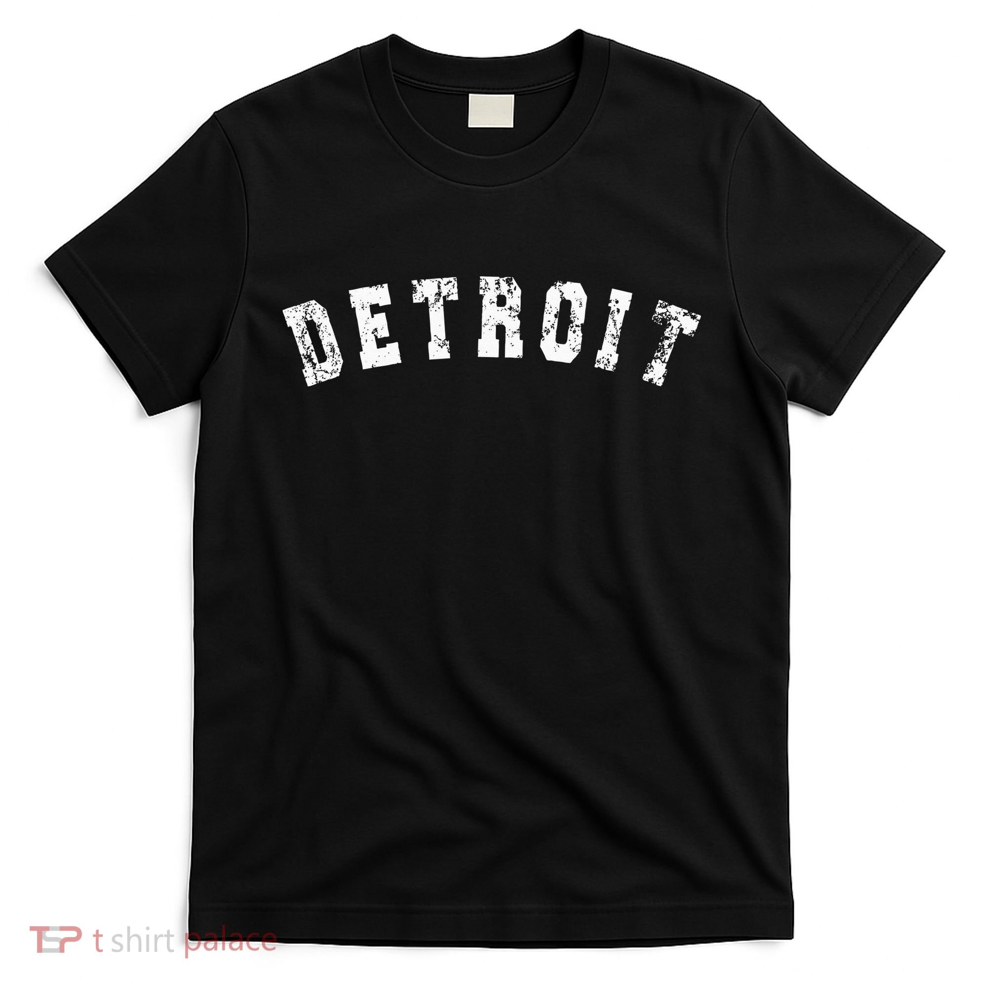 Vintage Detroit Michigan Distressed Apparel T-Shirt
