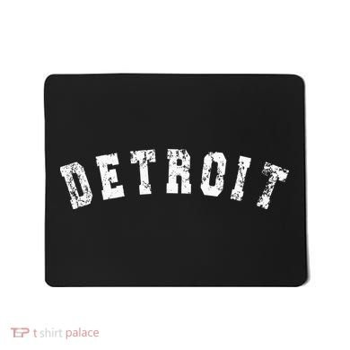 Vintage Detroit Michigan Distressed Apparel Mousepad