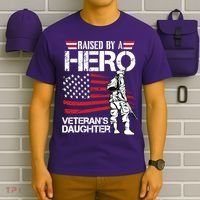 Veteran Daughter Month Of The Military Child Army T-Shirt thumb 6