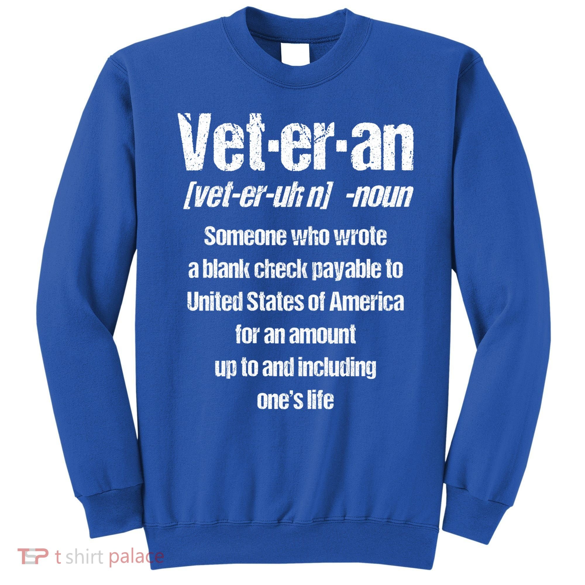 Veterans Day Memorial Day Funny Veteran Noun Us Soldier Great Gift Sweatshirt