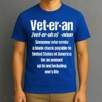 Veterans Day Memorial Day Funny Veteran Noun Us Soldier Great Gift T-Shirt thumb 3