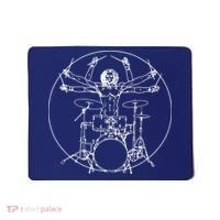 Vitruvian Drummer Music Funny Mousepad thumb 0