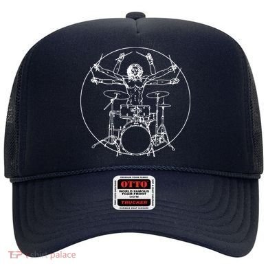 Vitruvian Drummer Music Funny Hat