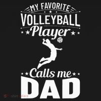 Volleyball Dad My Favorite Volleyball Player Calls Me Dad Mousepad thumb 1