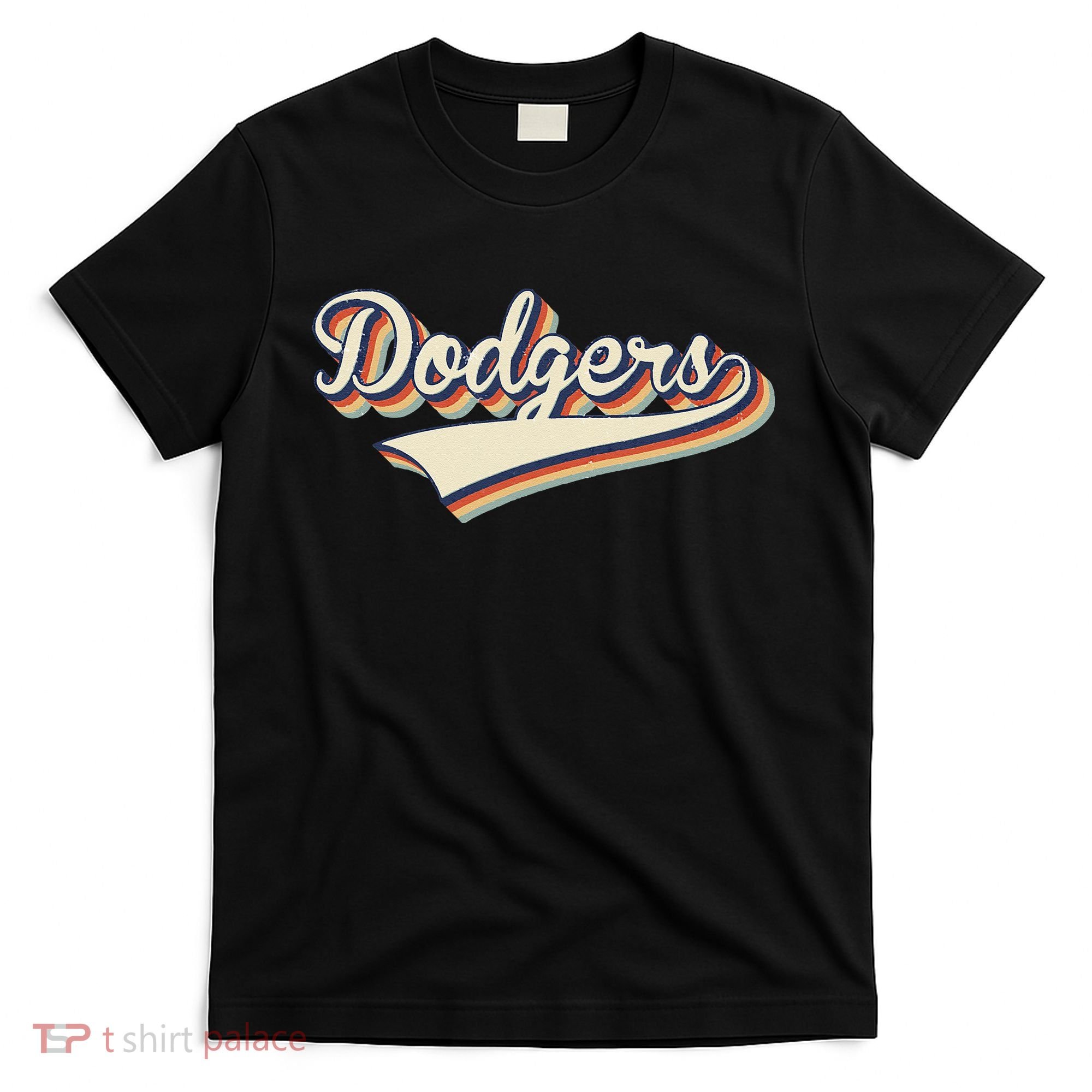 Vintage Dodgers Name Throwback Retro Apparel Gift T-Shirt