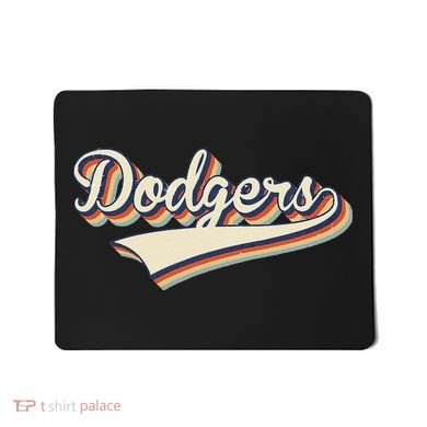 Vintage Dodgers Name Throwback Retro Apparel Gift Mousepad