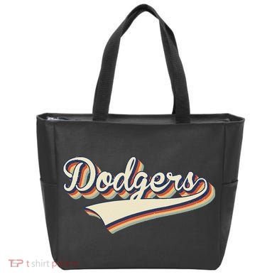 Vintage Dodgers Name Throwback Retro Apparel Gift Tote Bag