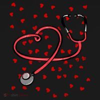 Valentines Day Nurse Stethoscope Hearts Toddler Hoodie thumb 2