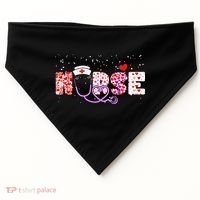 Valentines Day Nurse Logo USA-Made Doggie Bandana thumb 0