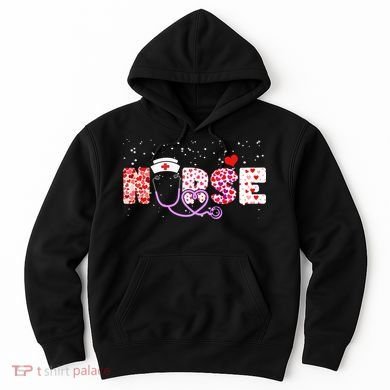Valentines Day Nurse Logo Hoodie