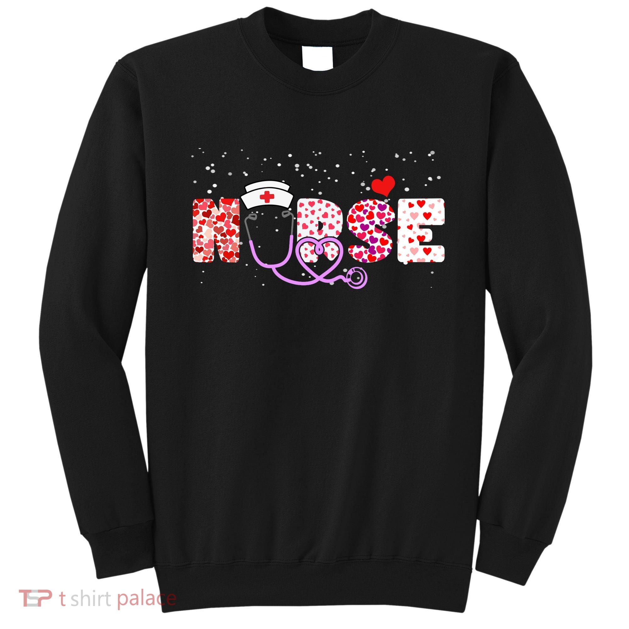 Valentines Day Nurse Logo Sweatshirt
