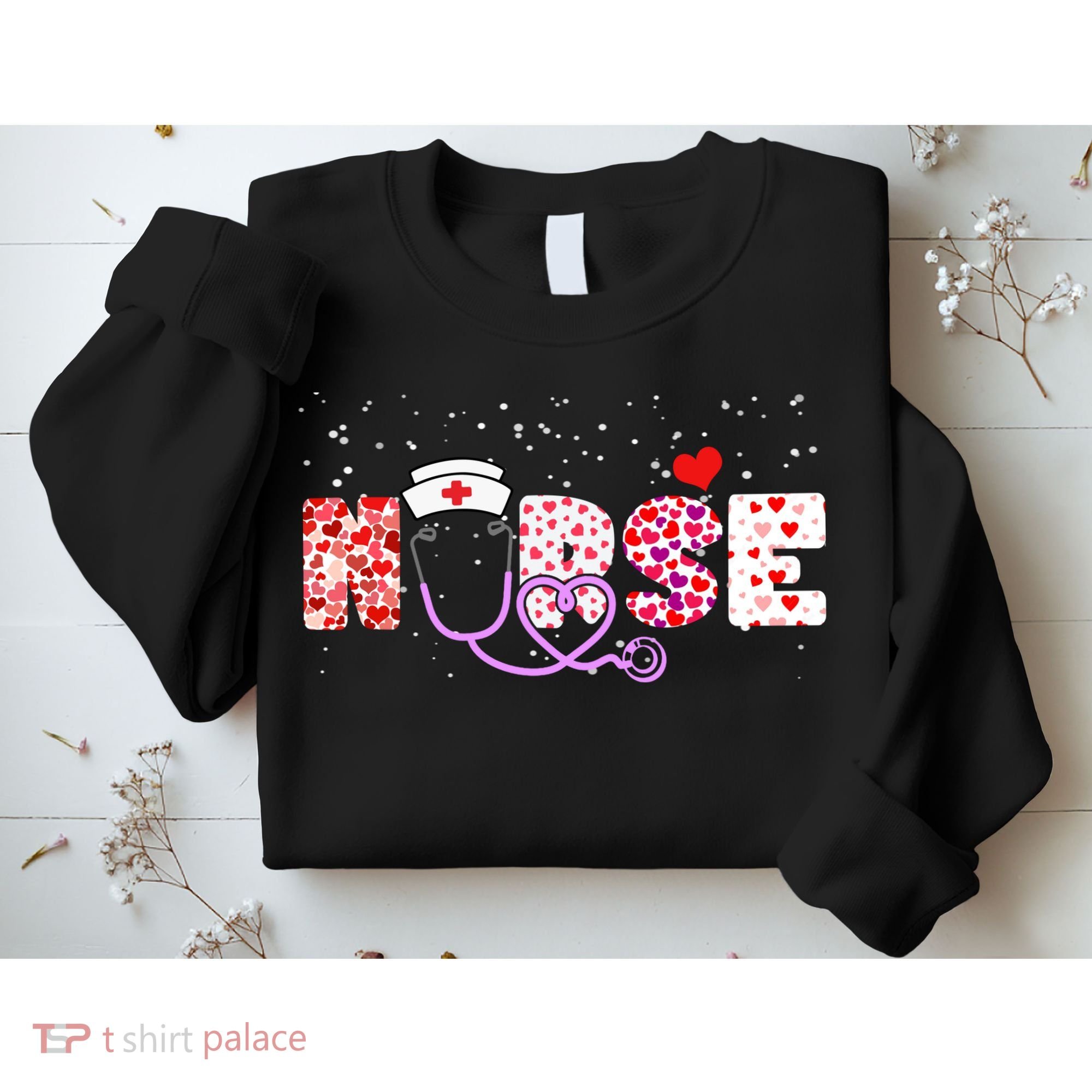 Valentines Day Nurse Logo Sweatshirt