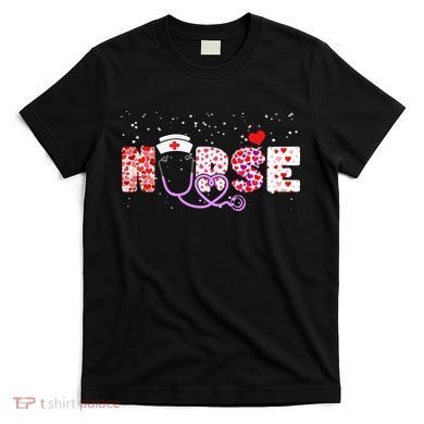 Valentines Day Nurse Logo T-Shirt