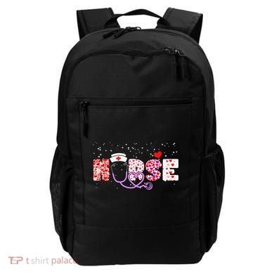 Valentines Day Nurse Logo Backpack