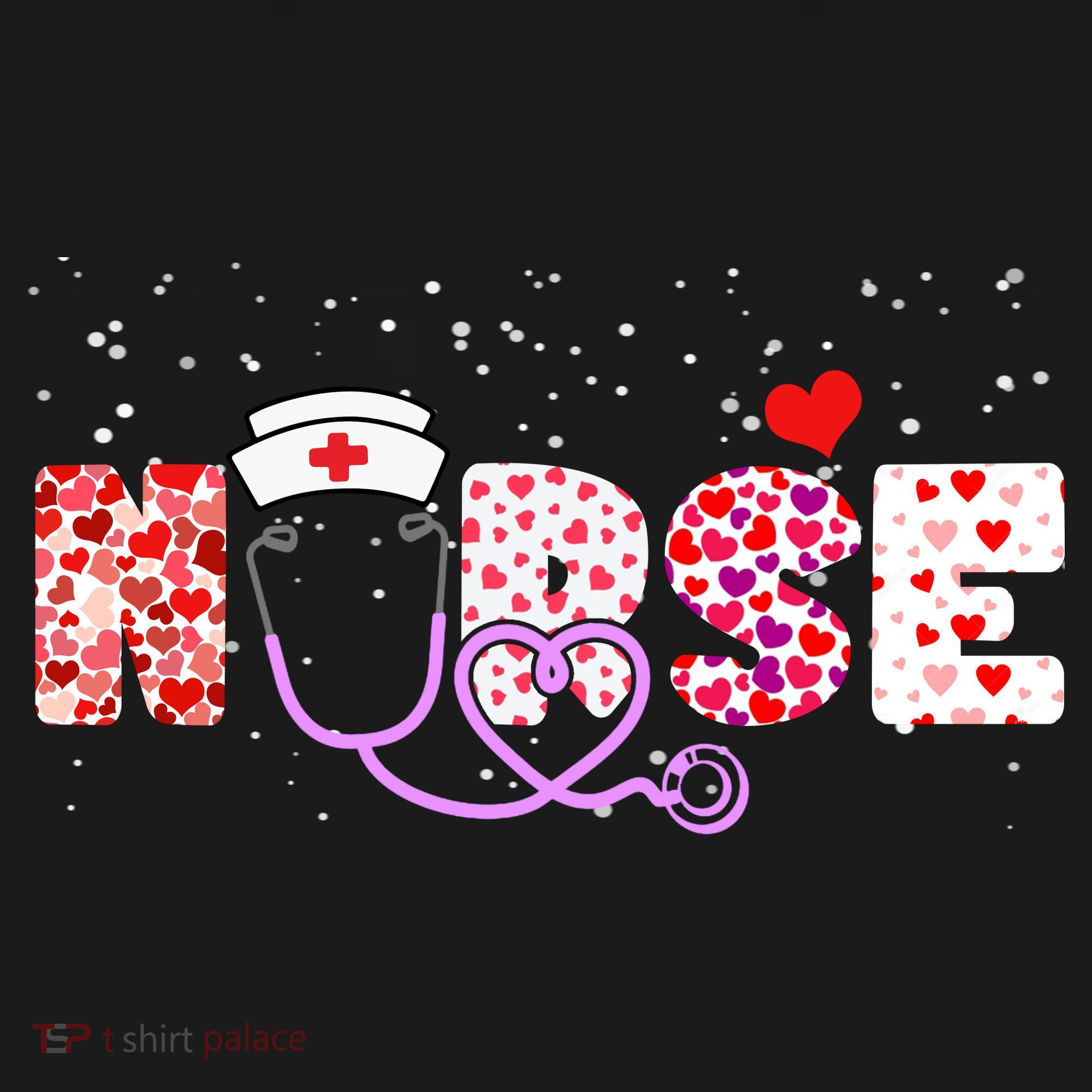 Valentines Day Nurse Logo Mousepad