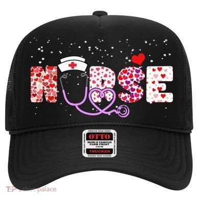 Valentines Day Nurse Logo Hat