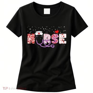 Valentines Day Nurse Logo Women's T-Shirt