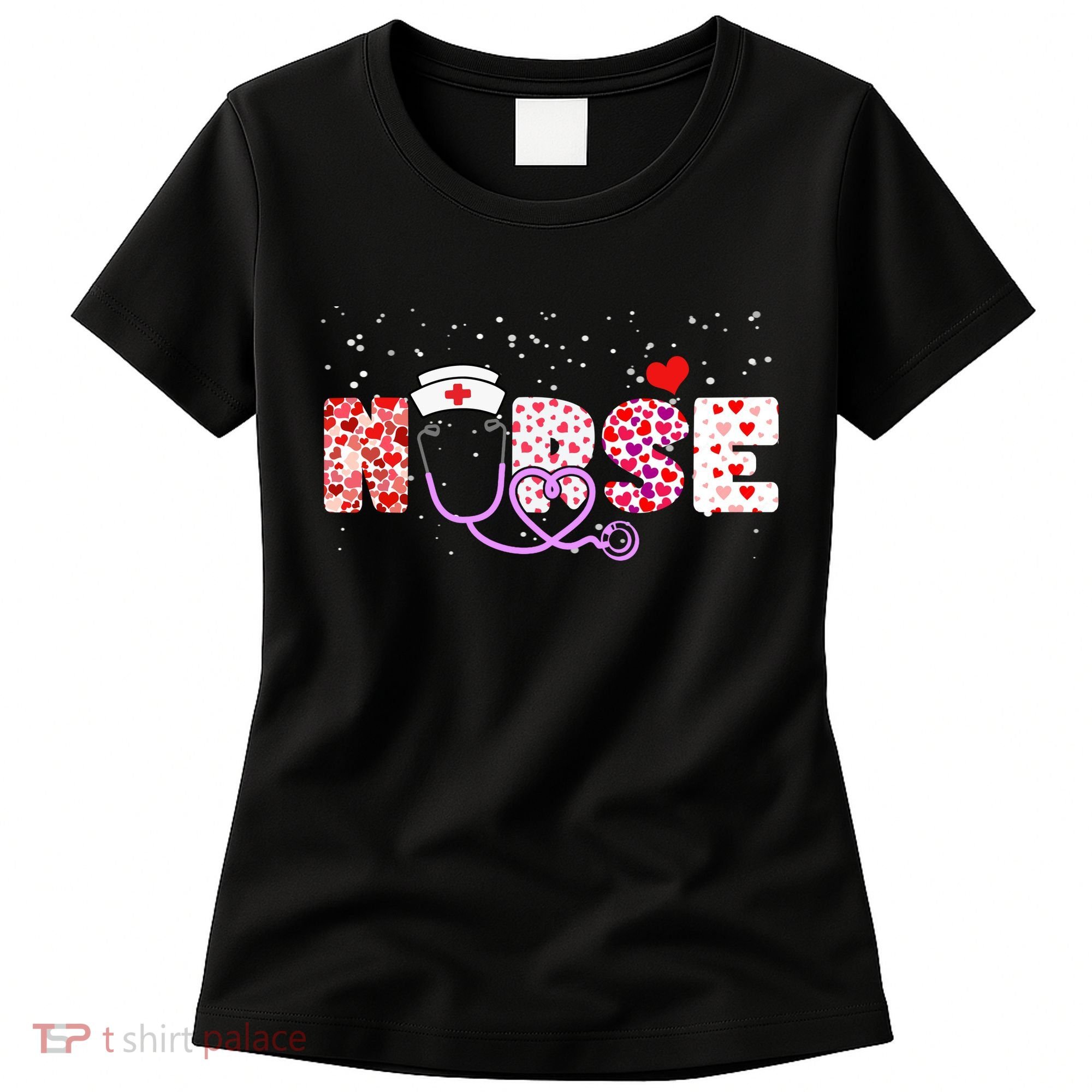 Valentines Day Nurse Logo Women's T-Shirt