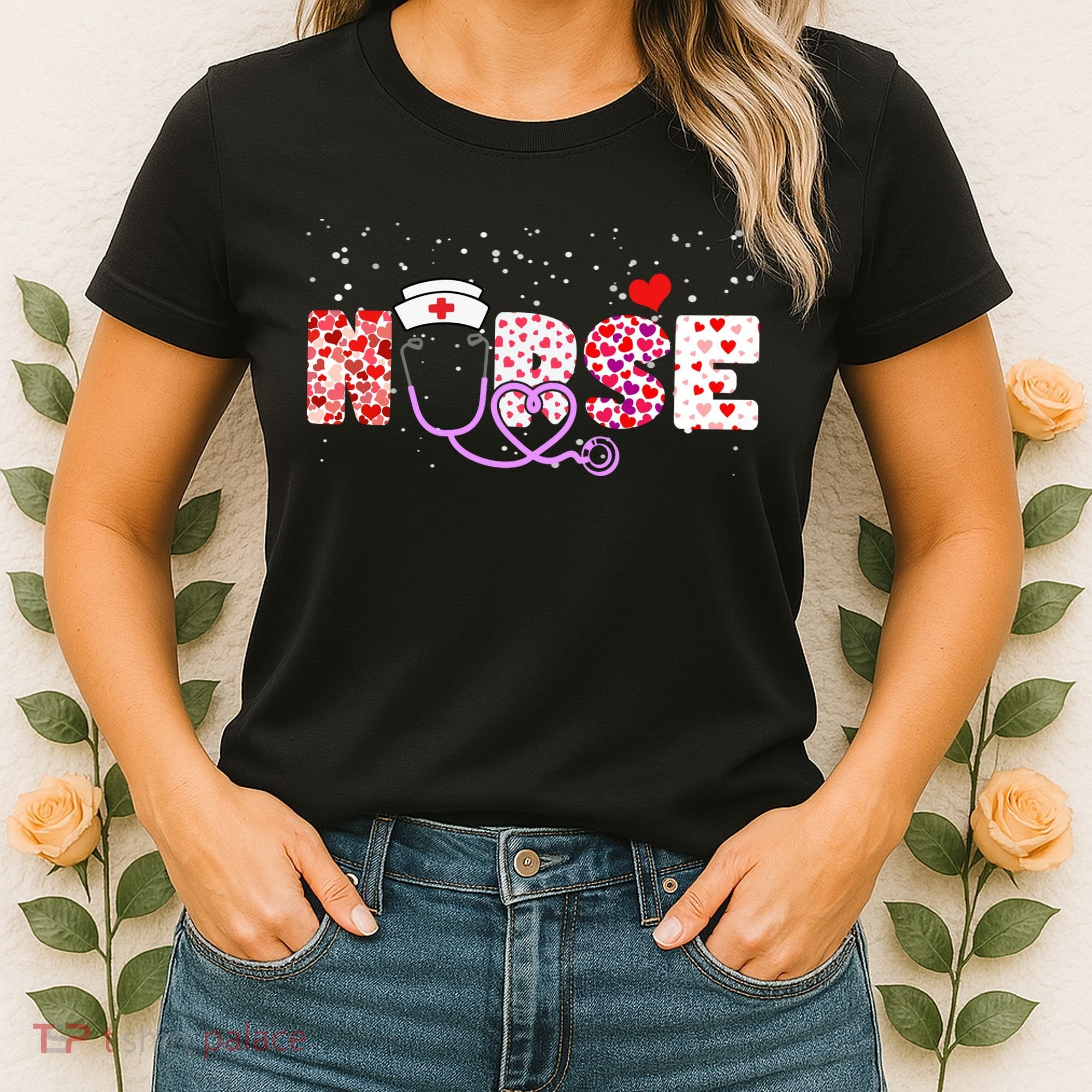 Valentines Day Nurse Logo Women's T-Shirt