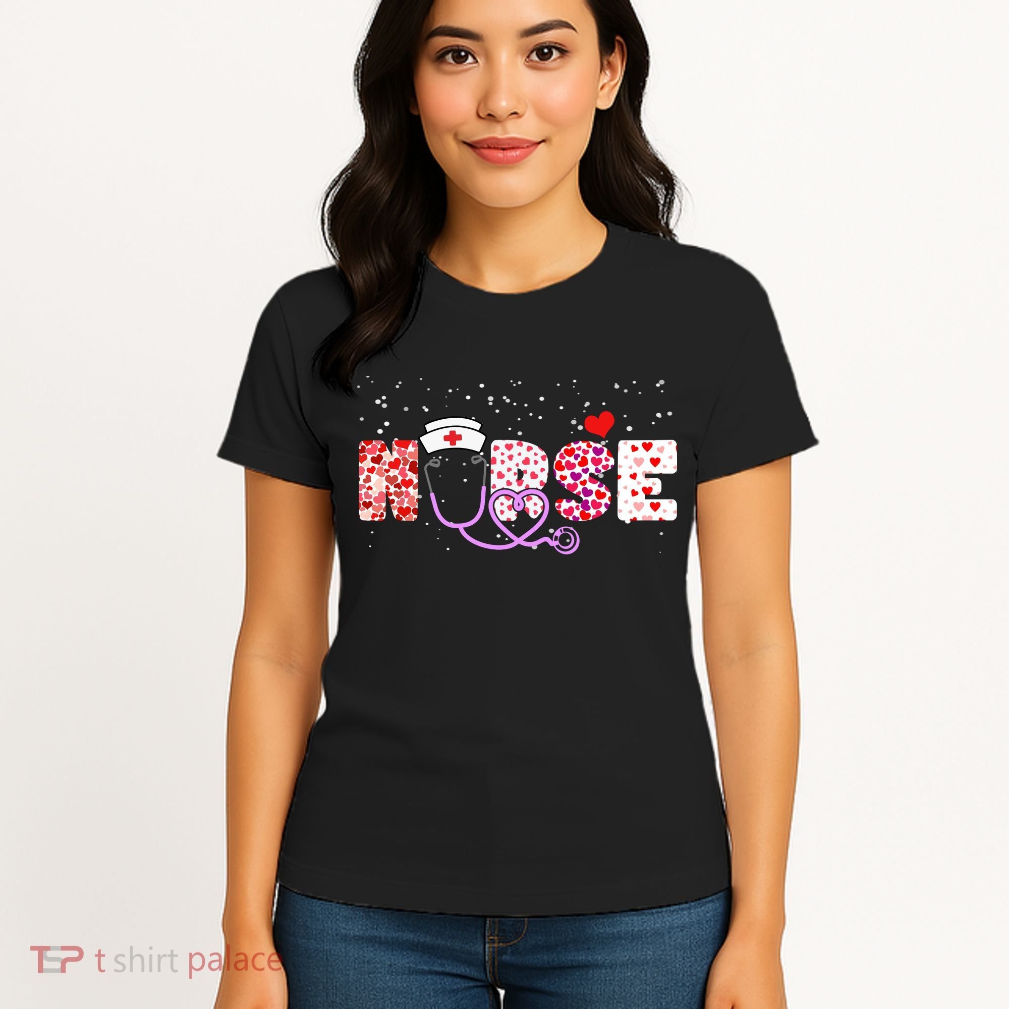 Valentines Day Nurse Logo Women's T-Shirt