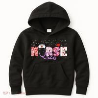 Valentines Day Nurse Logo Kids Hoodie thumb 0