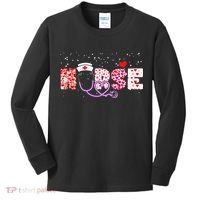 Valentines Day Nurse Logo Kids Long Sleeve Shirt thumb 0
