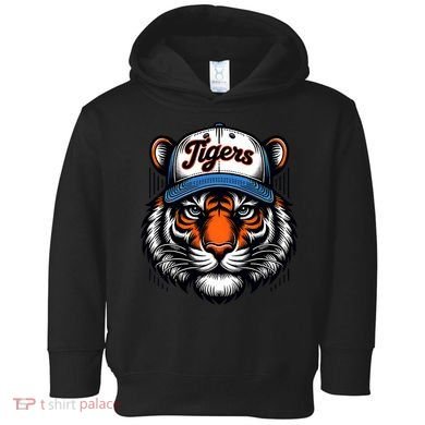 Vintage Detroit Name Graphic Design Toddler Hoodie