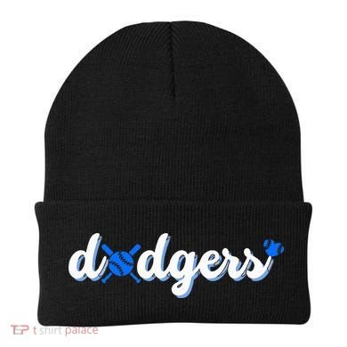 Vintage Dodgers Name Retro Styles 80s 90s Beanie