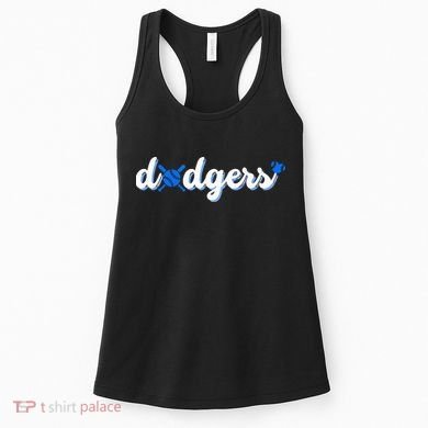 Vintage Dodgers Name Retro Styles 80s 90s Women's Tank Top