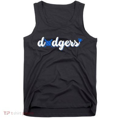 Vintage Dodgers Name Retro Styles 80s 90s Tank Top