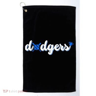 Vintage Dodgers Name Retro Styles 80s 90s Golf Towel