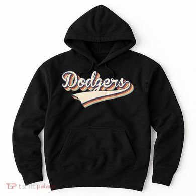 Vintage Dodgers Name Throwback Retro Apparel Gift Men Women Hoodie