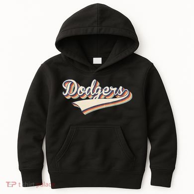 Vintage Dodgers Name Throwback Retro Apparel Gift Men Women Kids Hoodie
