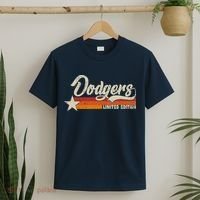 Vintage Dodgers Name Throwback Retro Gift T-Shirt thumb 2