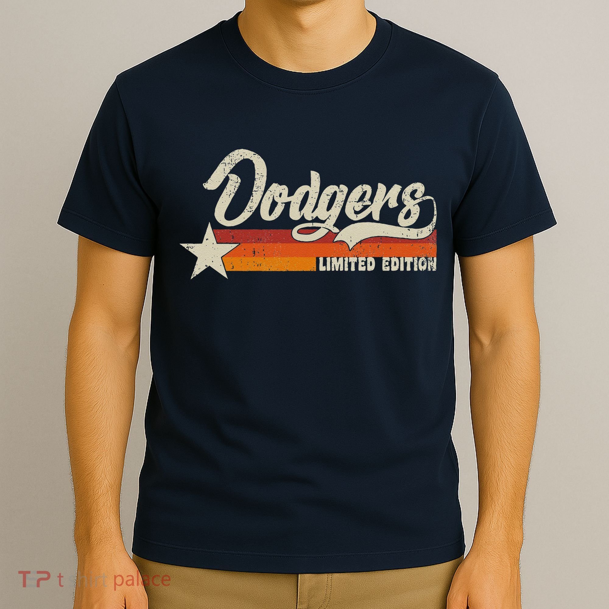 Vintage Dodgers Name Throwback Retro Gift T-Shirt