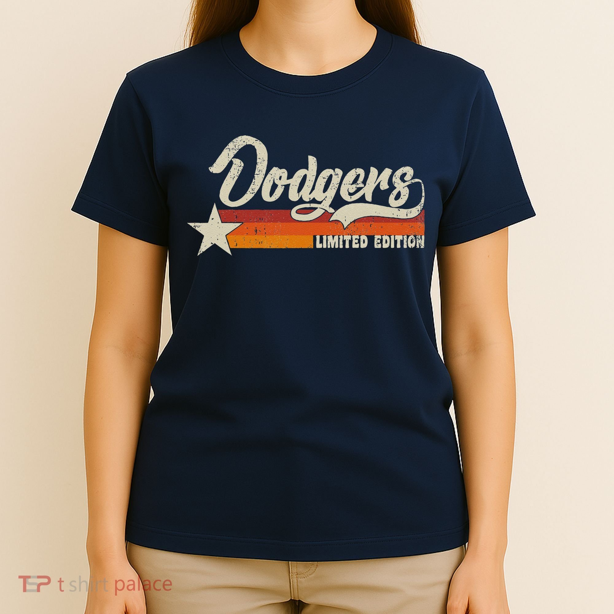 Vintage Dodgers Name Throwback Retro Gift T-Shirt