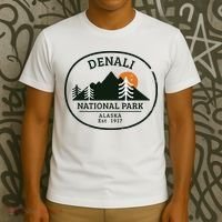 Vintage Denali National Park Alaska T-Shirt thumb 3