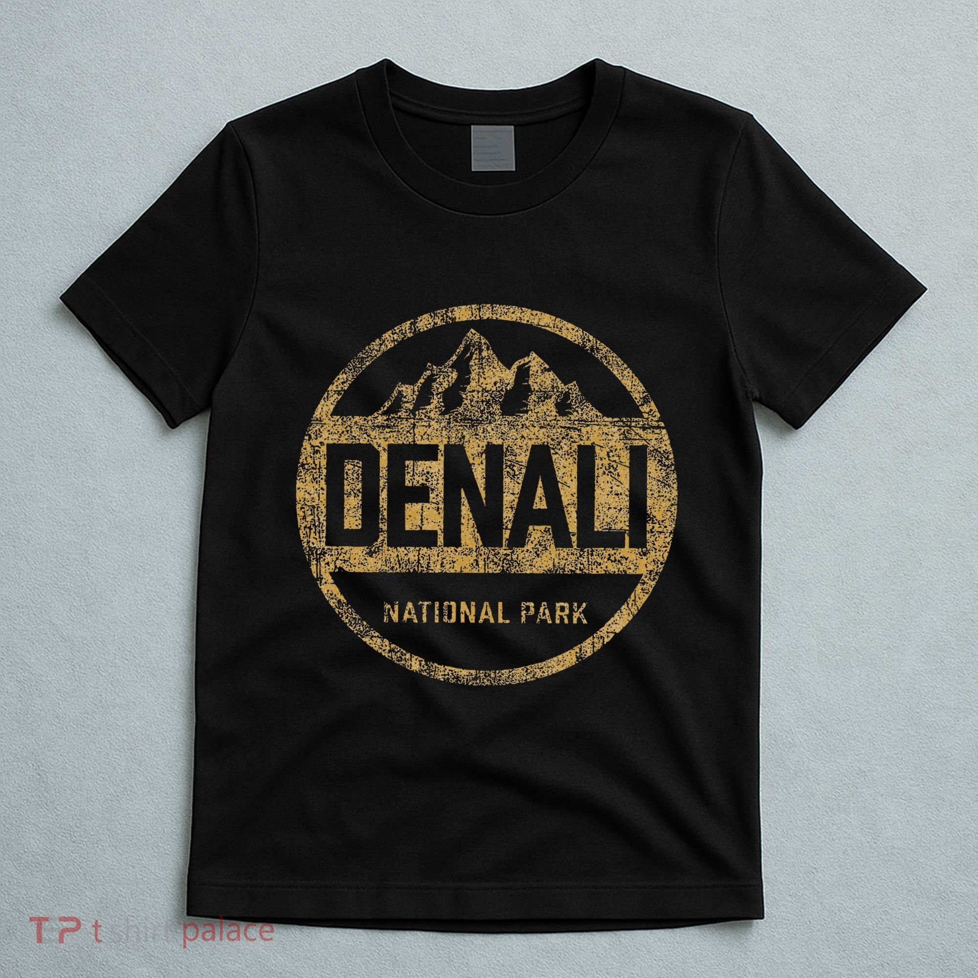 Vintage Denali National Park Alaska Souvenir Retro T-Shirt
