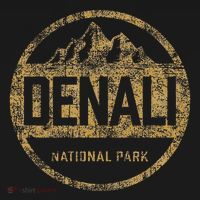 Vintage Denali National Park Alaska Souvenir Retro T-Shirt thumb 7