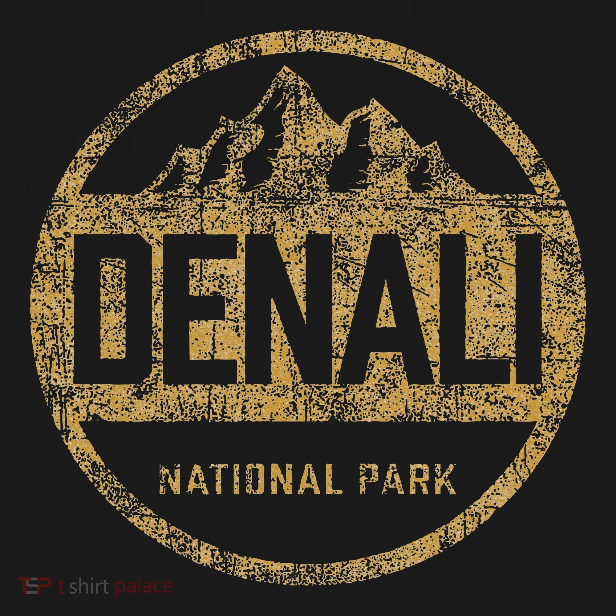 Vintage Denali National Park Alaska Souvenir Retro T-Shirt