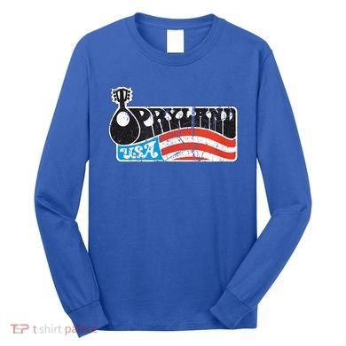 Vintage Distressed Opryland Theme Park Long Sleeve Shirt