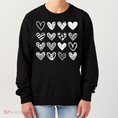 Valentines Day Pattern Hearts Women's Sweatshirt