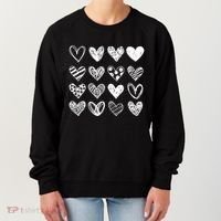 Valentines Day Pattern Hearts Women's Sweatshirt thumb 0