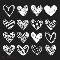 Valentines Day Pattern Hearts Women's Sweatshirt thumb 2