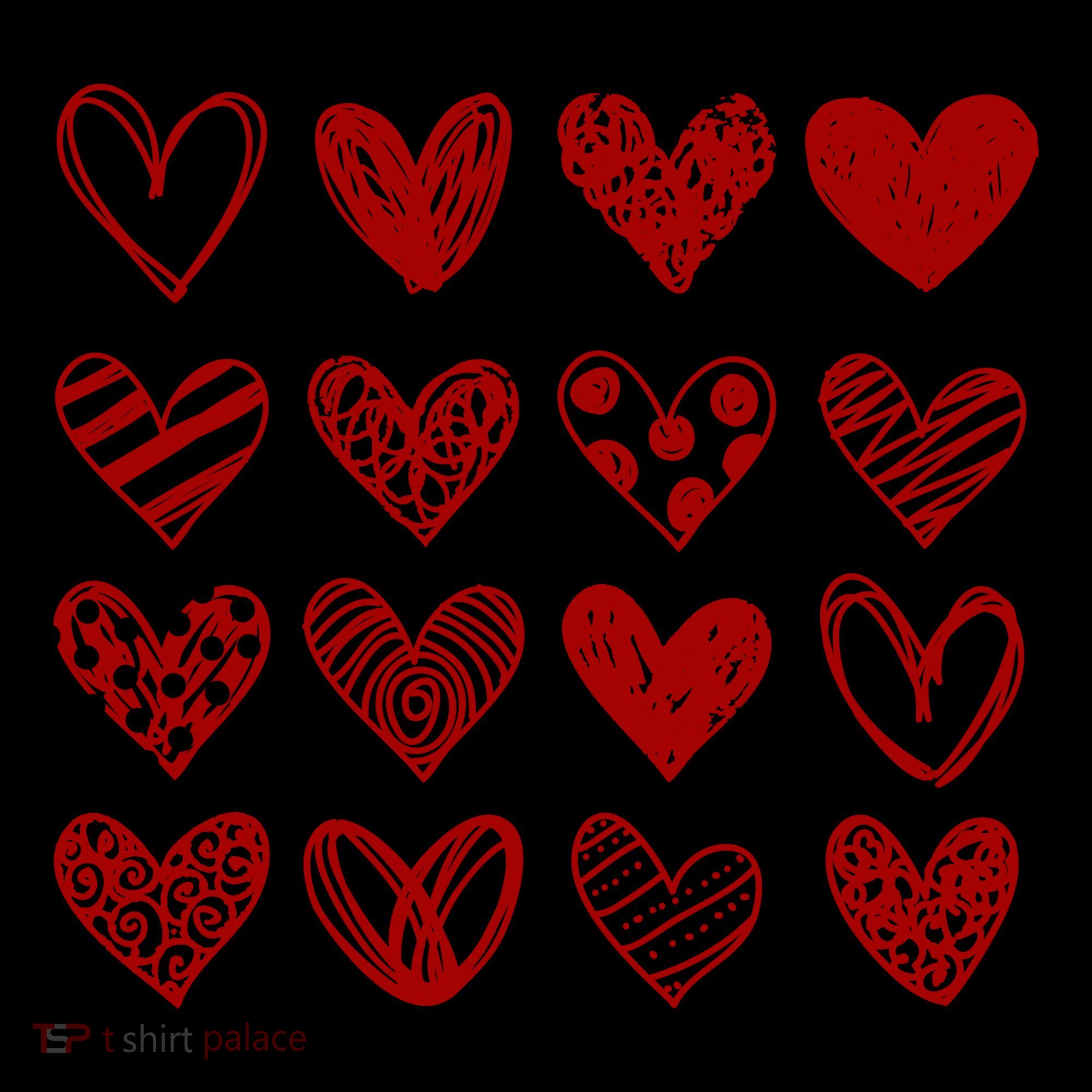 Valentines Day Pattern Hearts Coffee Mug
