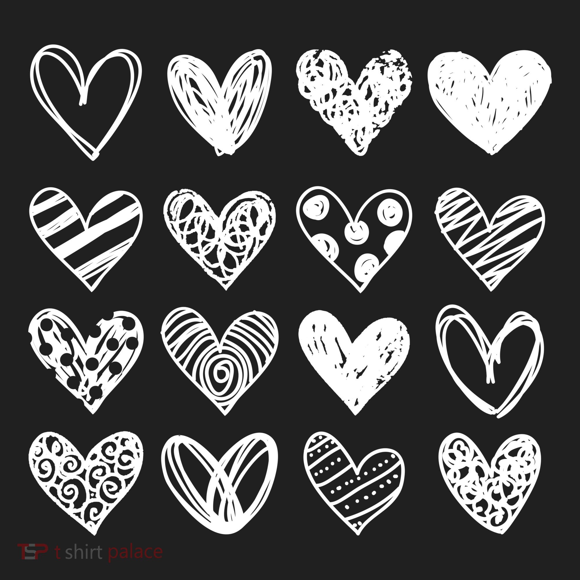Valentines Day Pattern Hearts Beanie