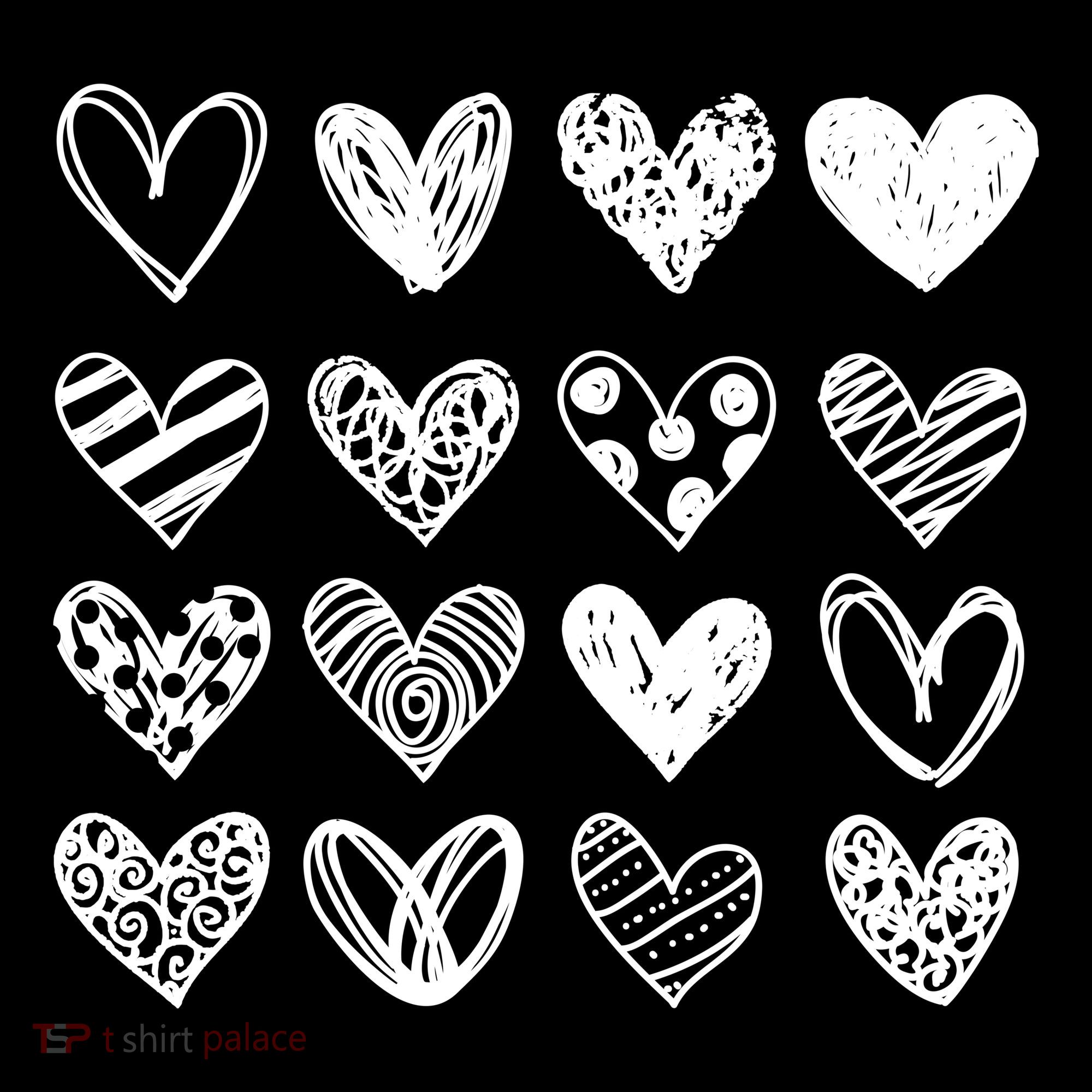 Valentines Day Pattern Hearts Women's Hoodie