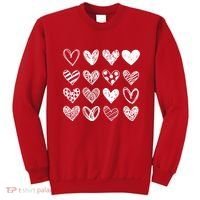 Valentines Day Pattern Hearts Sweatshirt thumb 0