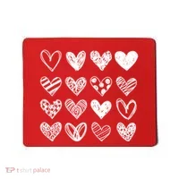 Valentines Day Pattern Hearts Mousepad thumb 0